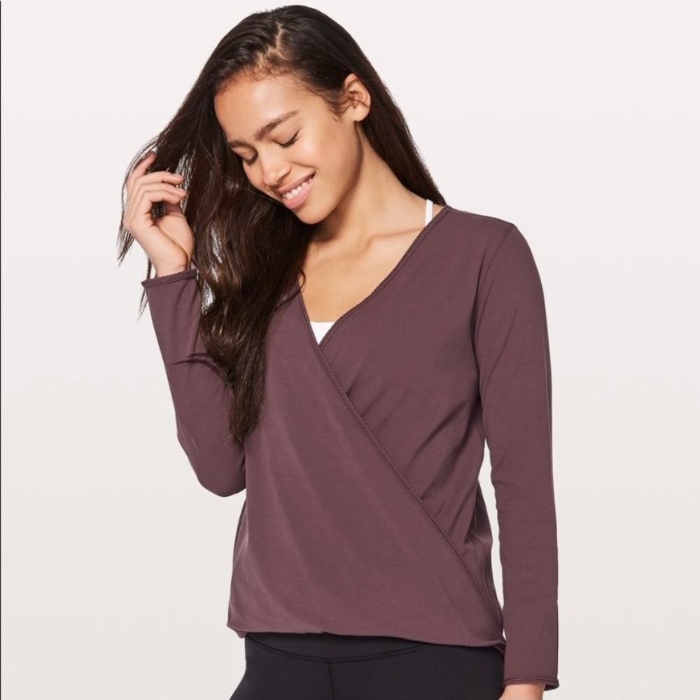 Lululemon Full Freedom Long Sleeve Cherry